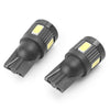 Car - Black Shell 2 x LED Wedge Light Bulb T10 5630 6 SMD (2010-2023)