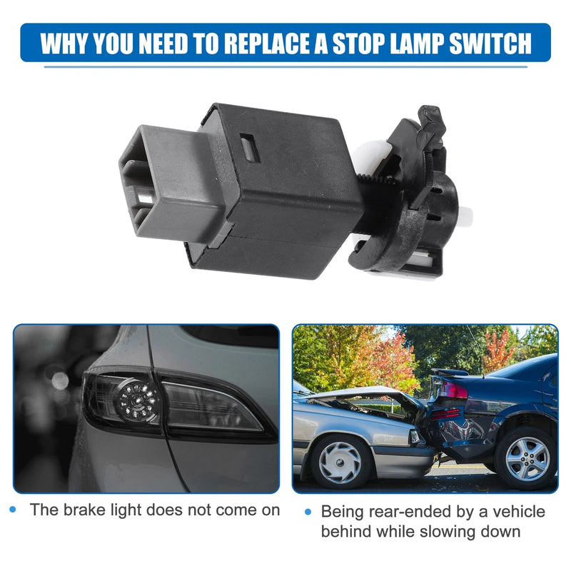 Hyundai Elantra 2014-2020 - Plastic Metal Black White Gray Stop Lamp Switch