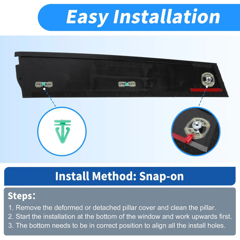 Chevrolet Tahoe Rear Left C Pillar Window Cover Trim (2015 - 2018)