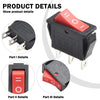 Rectangular Rocker Switch 1 PC 20A 125V 3 Pin Car Electrical Equipment Joystick