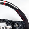 Ford Bronco Sport Steering Wheel Carbon Flat Bottom Suede (2021-2024)