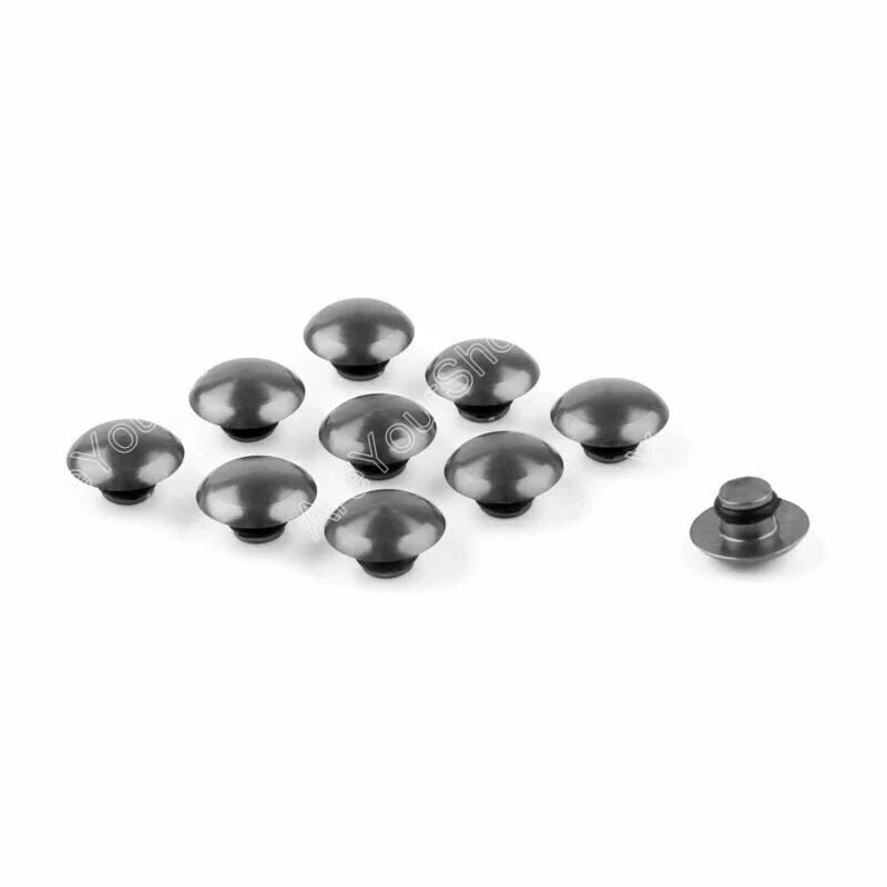 Motorcycle 10 x M10 Titanium Protective Caps (AH)
