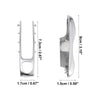 Porsche Panamera Cayenne Set Silver Tone Painted Key Fob Cover