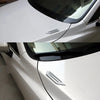 White Car Side Air Flow Vent Cover
