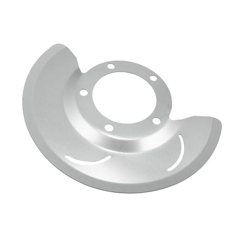 Ford F-150 Front Disc Brake Dust Shields 2 x Silver Tone (1976-1979)