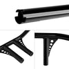 Harley Dyna Low Rider FXDL & Softail 8" Black T-Bar Handlebar (2006-2017)