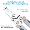 Multifunctional Wire Stripper Pliers Electric Cable Crimper Cutter Tool