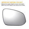 Toyota Tacoma Heated Left Right Side Mirror Glass w/ Backing Plate