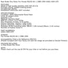 Honda NX250 NX 250 AX-1 Rear Brake Disc (1988-1994)
