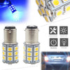 Marine Boat - Blue 2 x 27SMD BA15D LED Light Bulbs (1004, 1076, 1142)