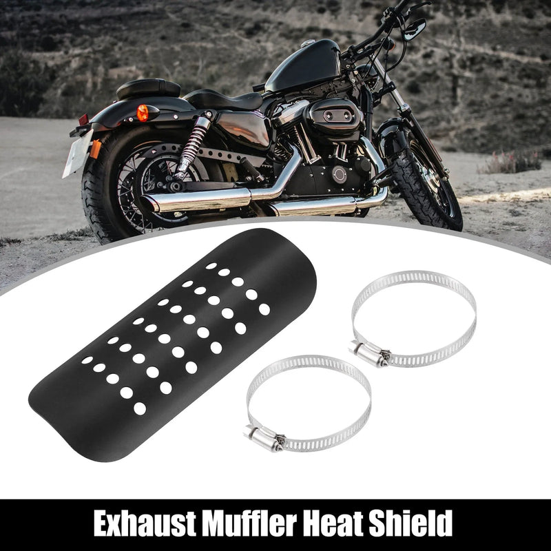 Motorcycle Exhaust Heat Shield / 1 Set / Pipe Shield Cover Heel Guard