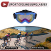 Motorcycle 1 Pc Motorcycle Riding Goggles Blue Purple Lens Blue Frame