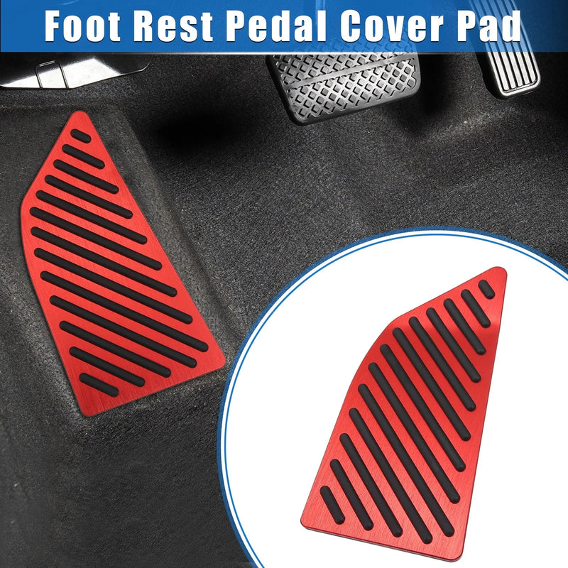 Toyota Corolla Foot Rest Pedal Cover Pad Aluminum Alloy Red (2019–2020)