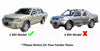 Nissan Navara D22 2 x Rear Splash Guards (1996-2004)
