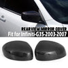 Infiniti G35 Carbon Fiber Rear View Mirror Cap Covers (2007-2008)