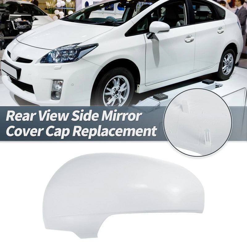 Toyota Reiz Prius Left Side Rearview Mirror Cover Cap White (2010–2012)