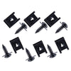 Bumper Fender Trim Fasteners - Universal U-Type Clip Kit with Screw