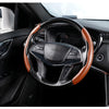 Car - Brown 38cm Non-Slip Steering Wheel Cover