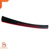 Mitsubishi Pajero Sport Red Rear Bumper Step Scuff Plate Cover (2020-2023)