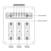 Busbar 100A Aluminum Manual-Off Hydraulic Circuit Breaker