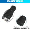 Mercedes Benz C E G R S GL SL SLK 3 x Key Fob Case Covers (2000-2023)