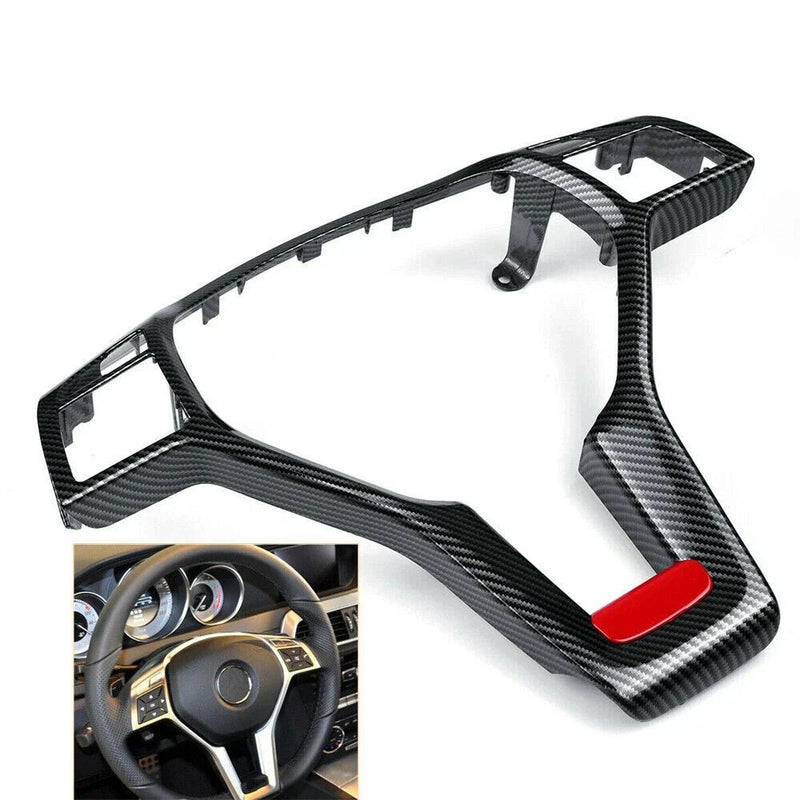 Benz C / E / CLA-CLASS Steering Wheel Cover Carbon Look (2012–2014)