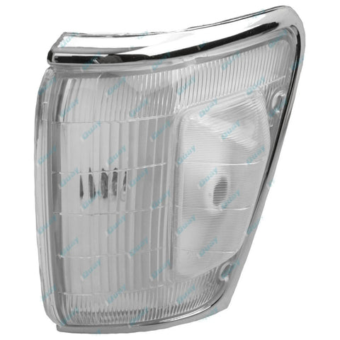 Toyota Hilux 4WD 94-97 Left LH Chrome Corner Indicator Light w/Clear Hump