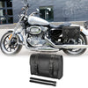 Motorcycle Tool Bag / Handlebar Bags / Luggage - Faux Leather Black