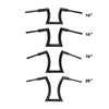 Harley Sportster Black Rise 14" 16" 18" 20" Hanger Handlebar