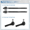 Dodge Caravan 4 x Auto Front Inner Outer Tie Rod End Links Suspension