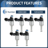 Chevy Traverse 6 x Fuel Injector 3.6L (2009-2016)