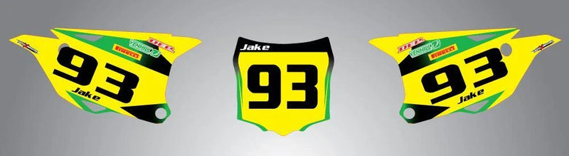 2014 KX 85 Custom Number Plates Stickers (2014)