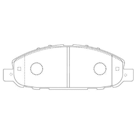 Nissan Caravan E25 2001~12 3.0L Turbo Diesel Bosch Front Disc Brake Pad Set
