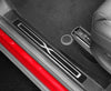 Tesla Model X Carbon Fiber Door Sill Plate Guard Cover Trim (2017-2023)