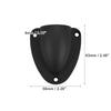 2.48"x2.28"x0.91" Marine Boat Transducer Cap Clam Shell Vent Wire Cover Black