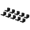 Wall 10 x Cowboy Hat Rack Wide Brim Hanger Adhesive Hat Hooks