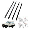 Toyota Land Cruiser FZJ74 LJ72 RJ73 PZJ75 Front Door Glass Weatherstrip w/Vent