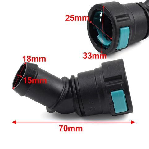 Audi, VW, Seat, Skoda Upper Radiator Coolant Hose Connector