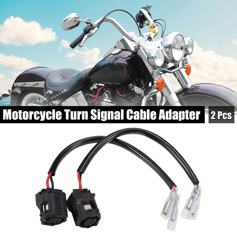 Yamaha MT-10 2 x Motorcycle Turn Signal Cable Wiring Adapter Connectors
