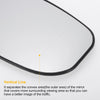 Honda Jazz Right Side White Heated Mirror Glass