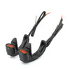 Harley Sportster (2014-2023) Black Orange 2 x Front Turn Signal Lights