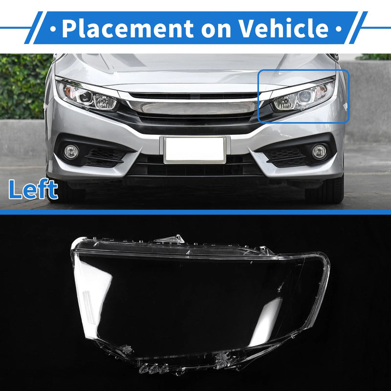 Mitsubishi Pajero Sport Front Left Headlight Lens Cover (2013-2015)