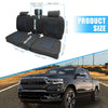 Dodge Ram Rear Car Seat Protectors Pad Black Blue 3 Pcs Seat Covers