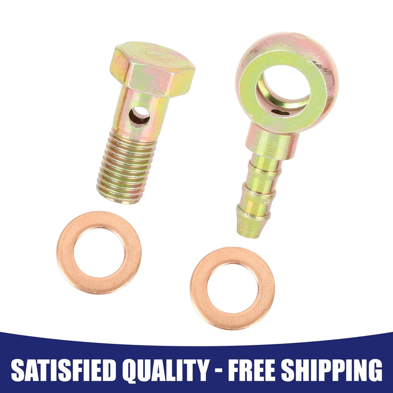 Motorcycle Car 8mm Banjo Hose Barb Bolt Fittings Banjo Bolt Washer
