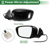 Nissan Rogue 2014-2020 Manual Folding Black Left Side Door Mirror