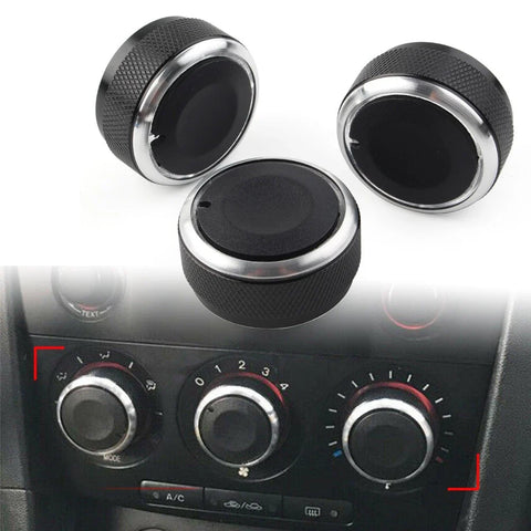 Mazda 3 M3 (2004-2009) - 3 x Items A/C Control Switch Knob Covers