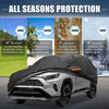 Toyota RAV4 Waterproof 210D-PU Oxford Car Cover with Zipper (2012–2022)