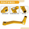 Apollo BBR Gold Tone Gear Shifter Lever Folding
