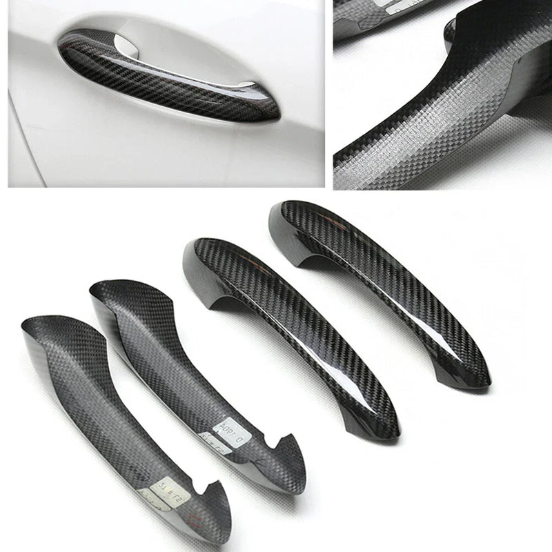 18-23 BMW G20 G30 G38 G32 G01 X4 X5 Carbon Fiber Door Handle Covers (2018-2023)