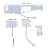 Toyota Alphard Vellfire Set  5050SMD 6000K Dome Lights (2002-2023)